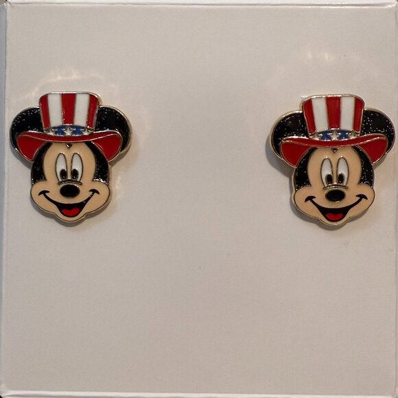 BaubleBar Jewelry - DISNEY X BAUBLEBAR PATRIOTIC MICKEY UNCLE SAM EARRINGS